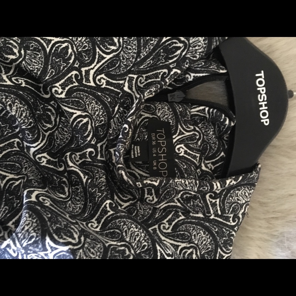 Top Shop mini dress with side openings